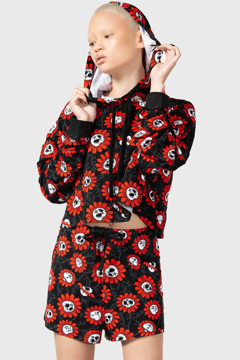 bluza damska KILLSTAR - GLOOM DAZE, z kapturem-M