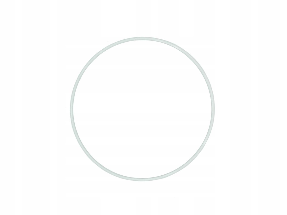 ring 6szt. metalowy biały śr. 18 cm RB-18