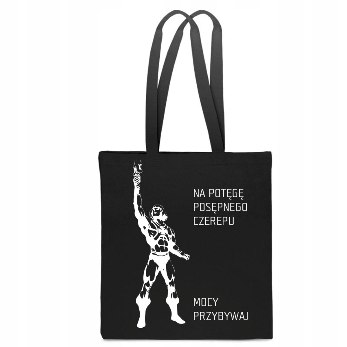 EKO TORBA Bawełniana czarna HE-MAN Na potęgę posępnego czerepu MOCY TT_298