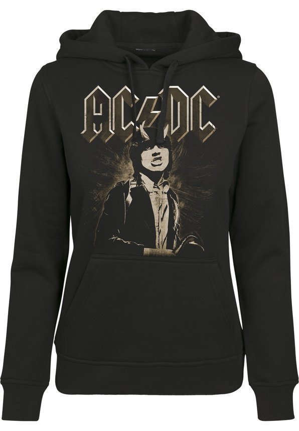 bluza damska AC/DC - ANGUS, kangurka z kapturem-XL