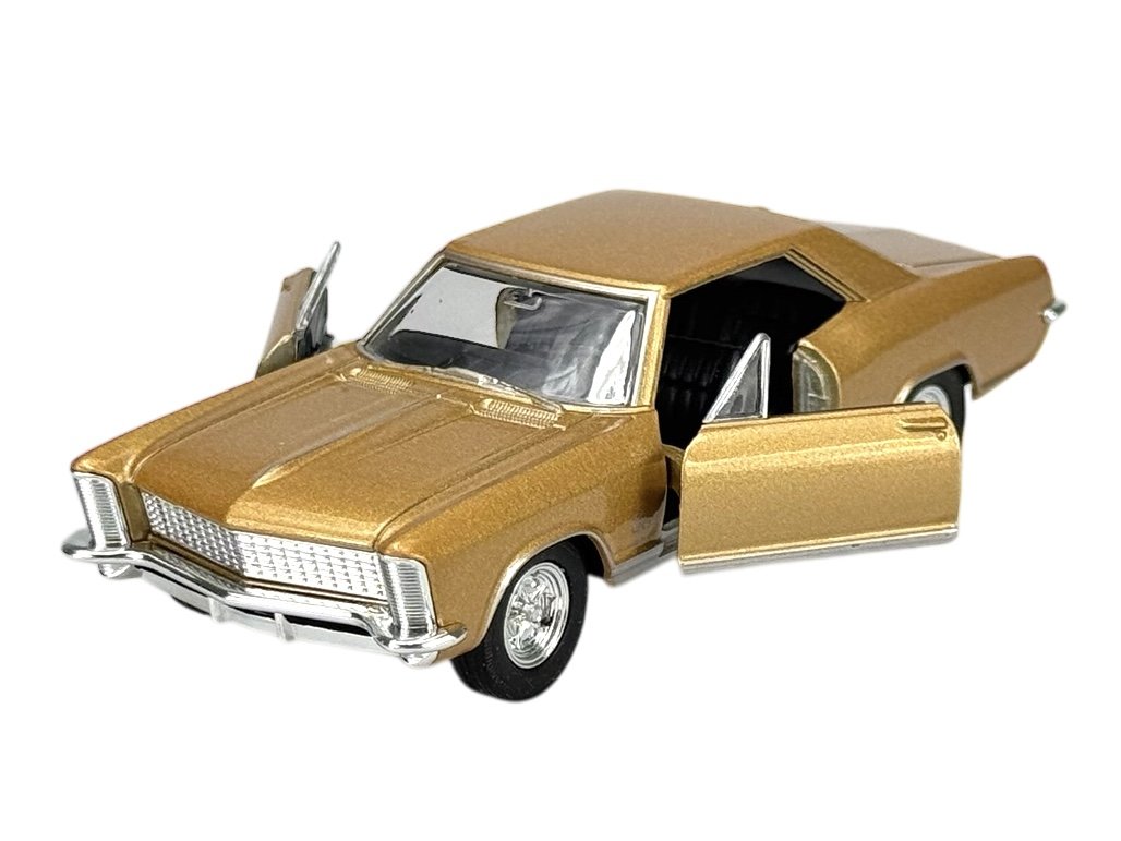 WELLY OLD TIMER 1965 BUICK RIVIERA GRAN SPORT ZŁOTY 1:34 SAMOCHÓD NOWY METALOWY MODEL