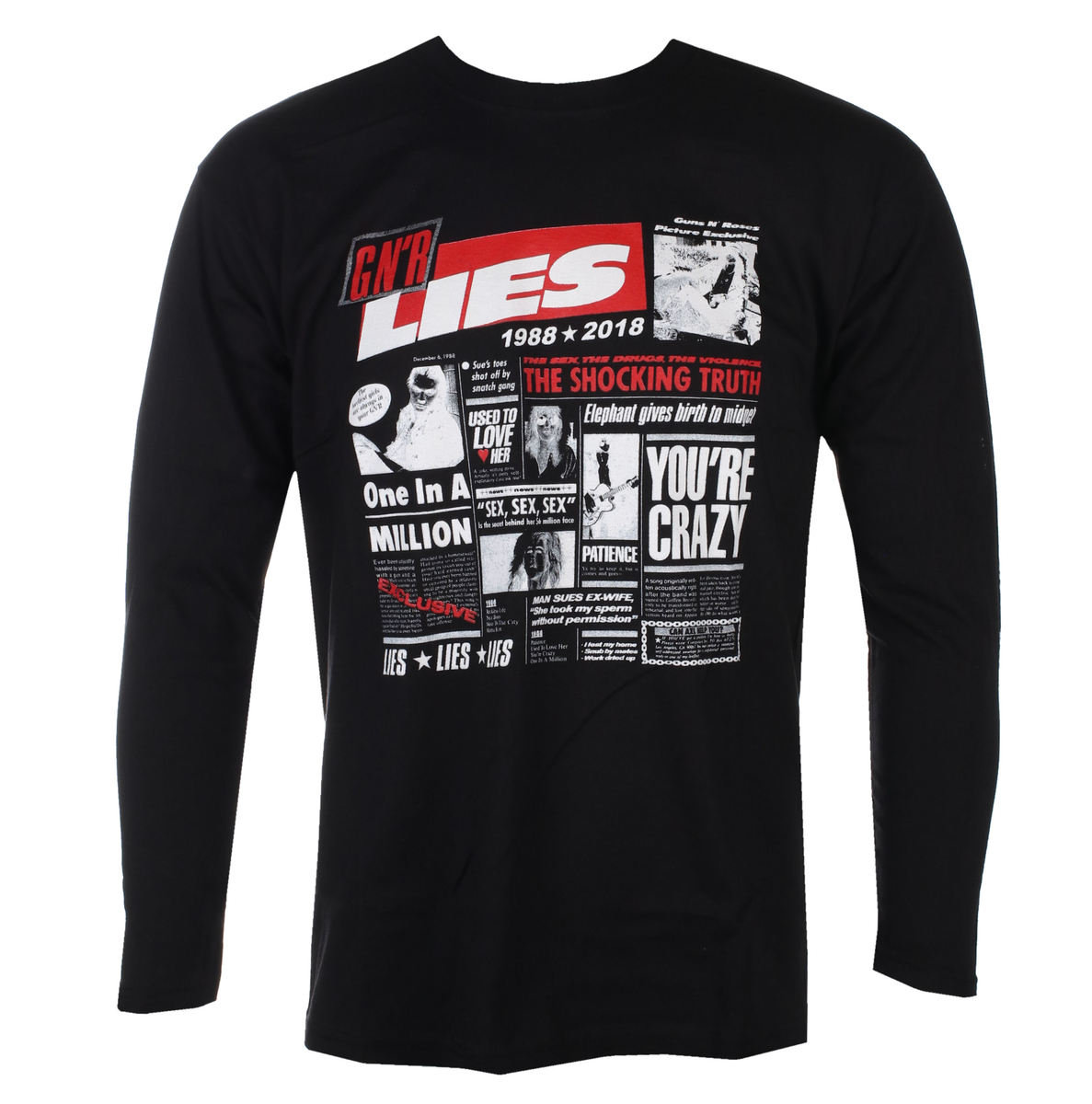 longsleeve GUNS N' ROSES - LIES COVER-S