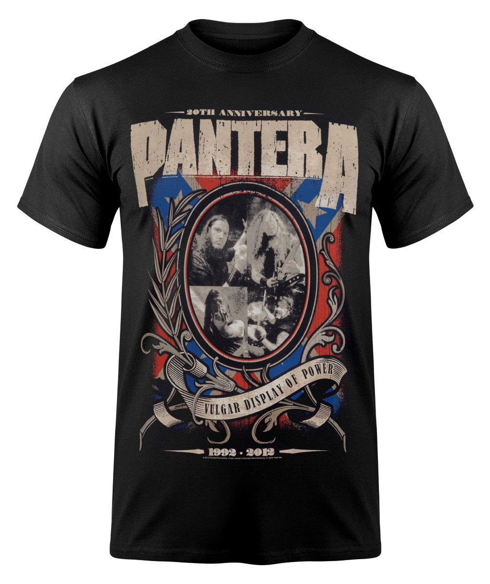 koszulka PANTERA - ANNIVERSARY SHIELD-S