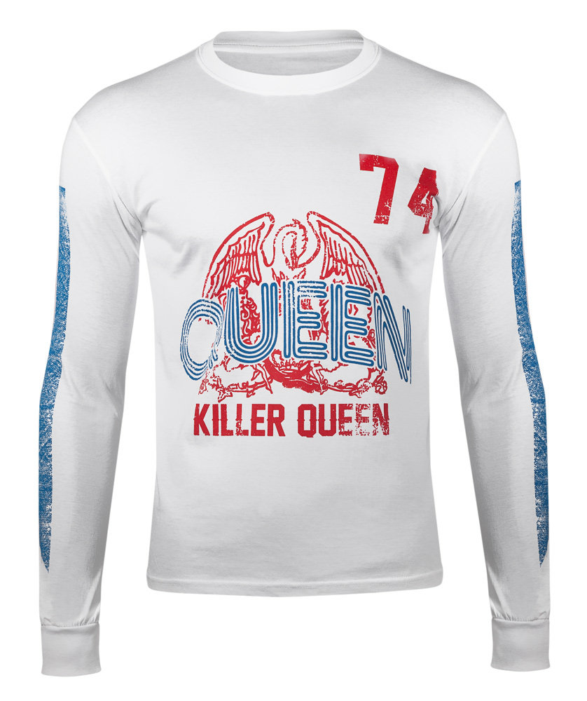 longsleeve QUEEN - KILLER QUEEN '74 STRIPES-XL