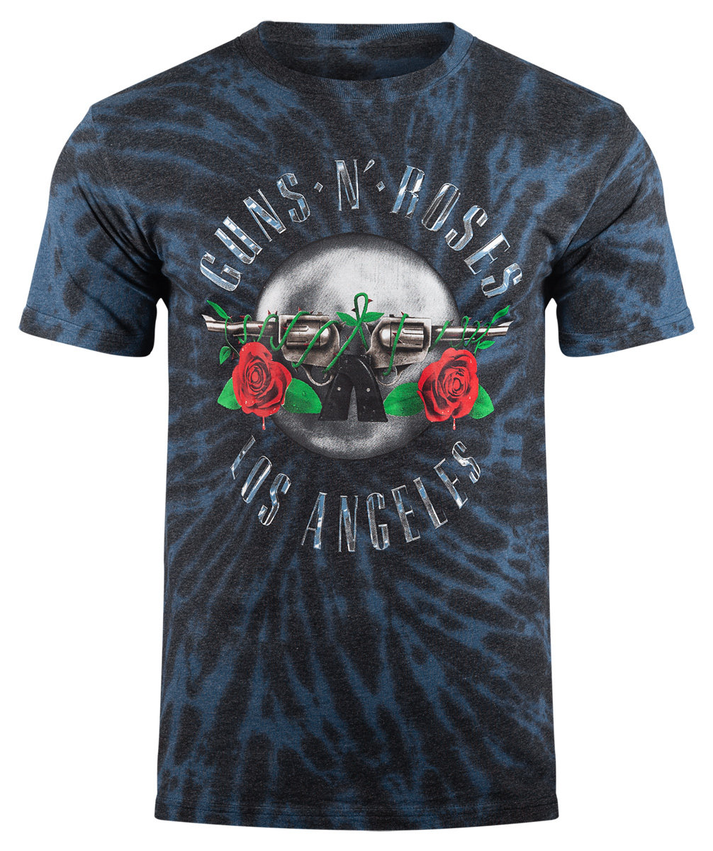 koszulka GUNS N' ROSES - LOS ANGELES, barwiona-M