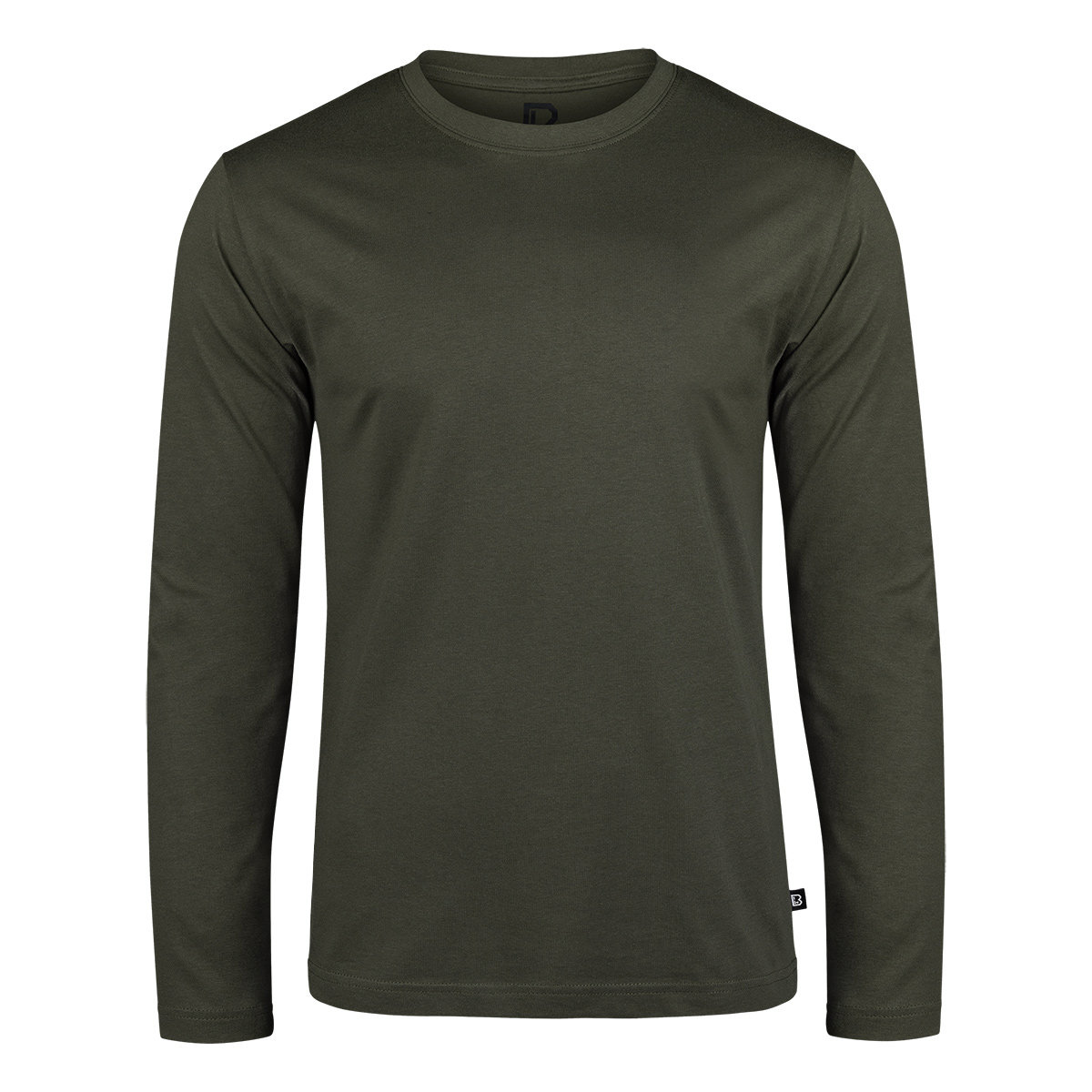 longsleeve BRANDIT - OLIVE bez nadruku-4XL