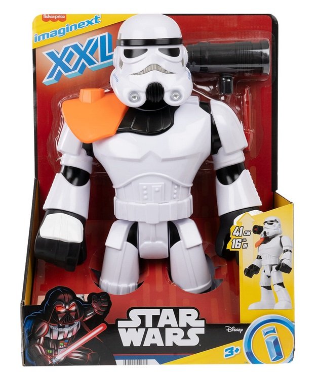 FIGURKA KLON STORMTROOPER STAR WARS XXL IMAGINEXT FISHER PRICE STRZELAJĄCA