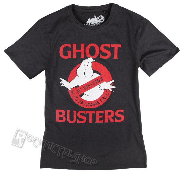 koszulka GHOSTBUSTERS - PHONE NUMBER antracytowa-S