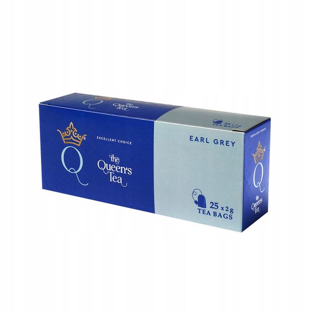 The Queen's Herbata Czarna Earl Grey 25 torebek HERBATA PREMIUM