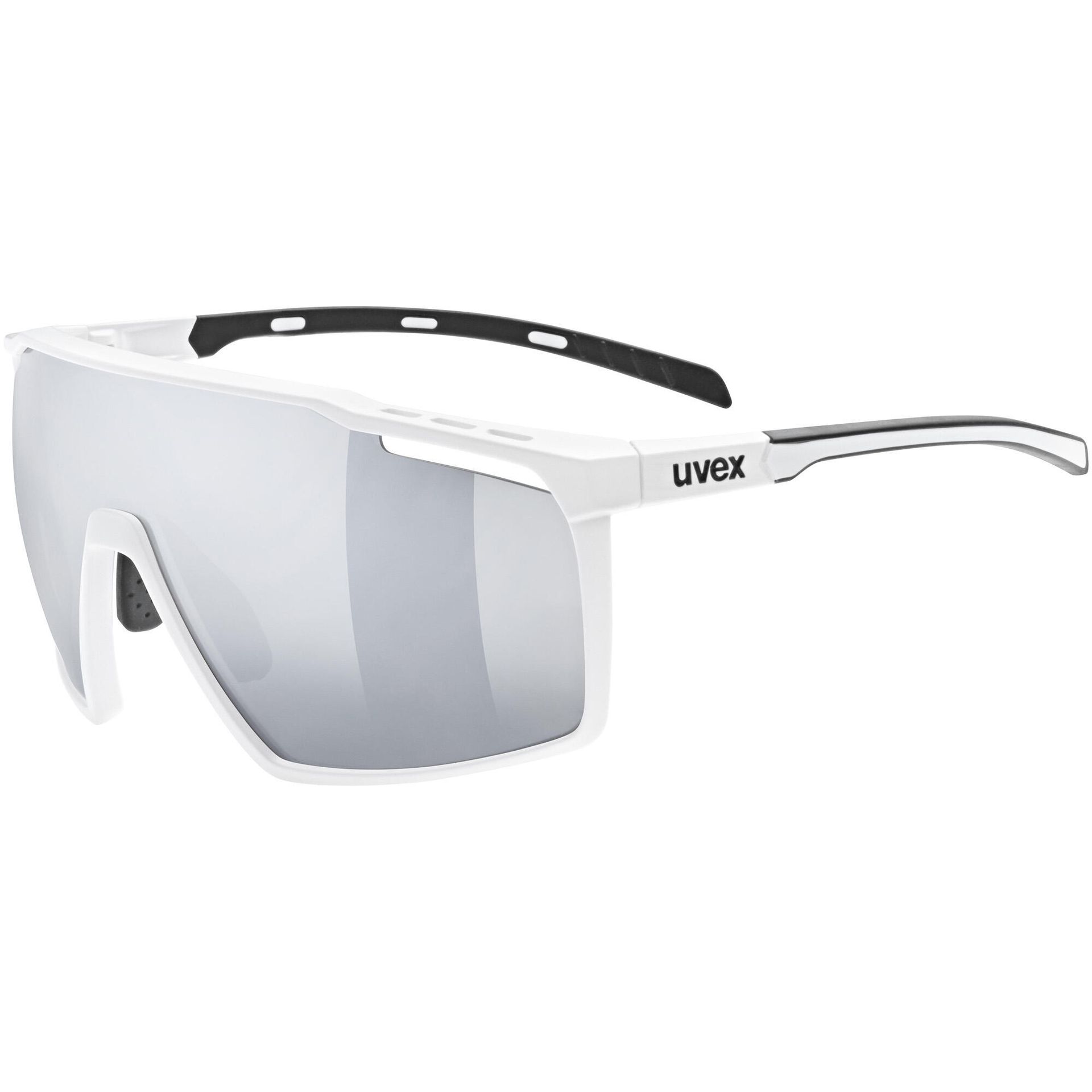 Okulary przeciwsłoneczne UVEX Mtn Perform white mat/mirror silver