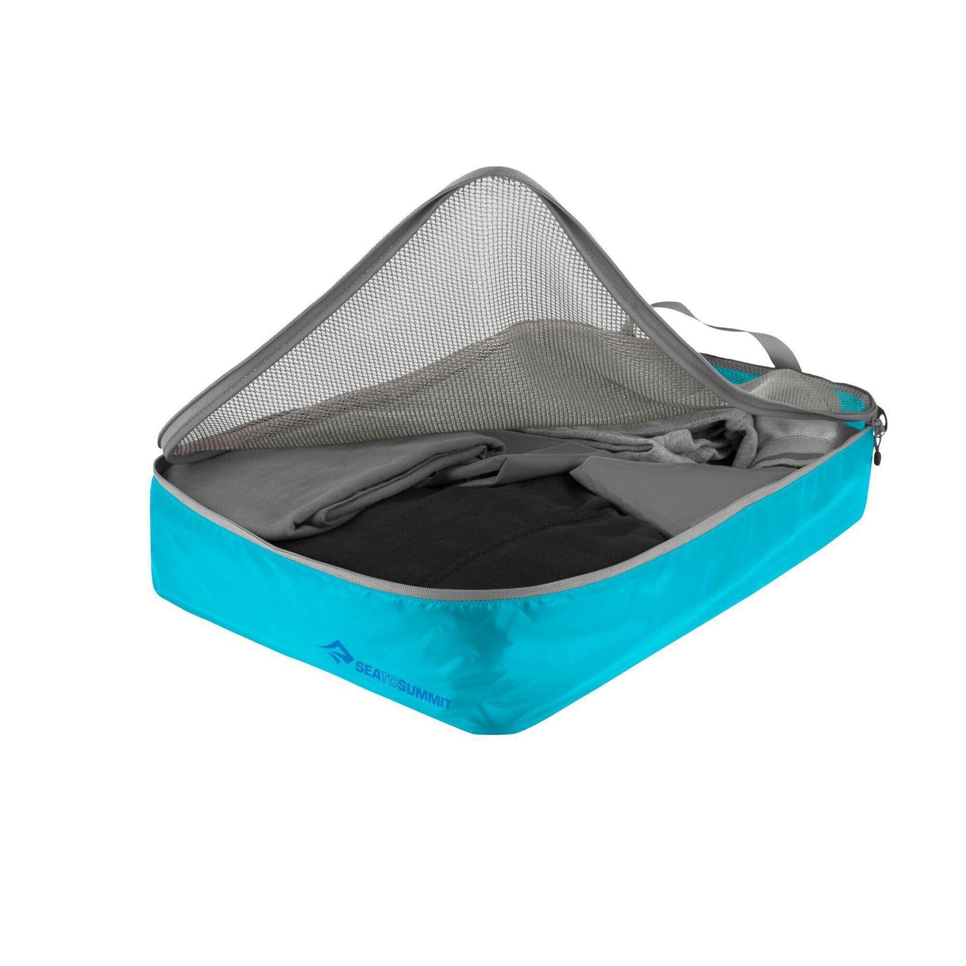 Pokrowiec na ubrania organizer Sea To Summit Ultra-Sil Garment Mesh Bag Blue Atoll L