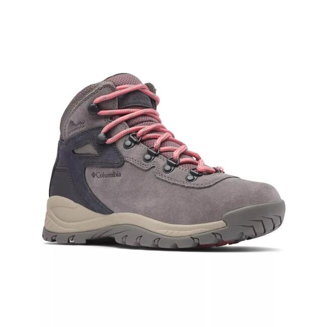 Buty trekkingowe damskie niskie Columbia Newton Ridge Plus Waterproof Amped 1718821009 38 (7US) Szary/Różowy (195981616644)
