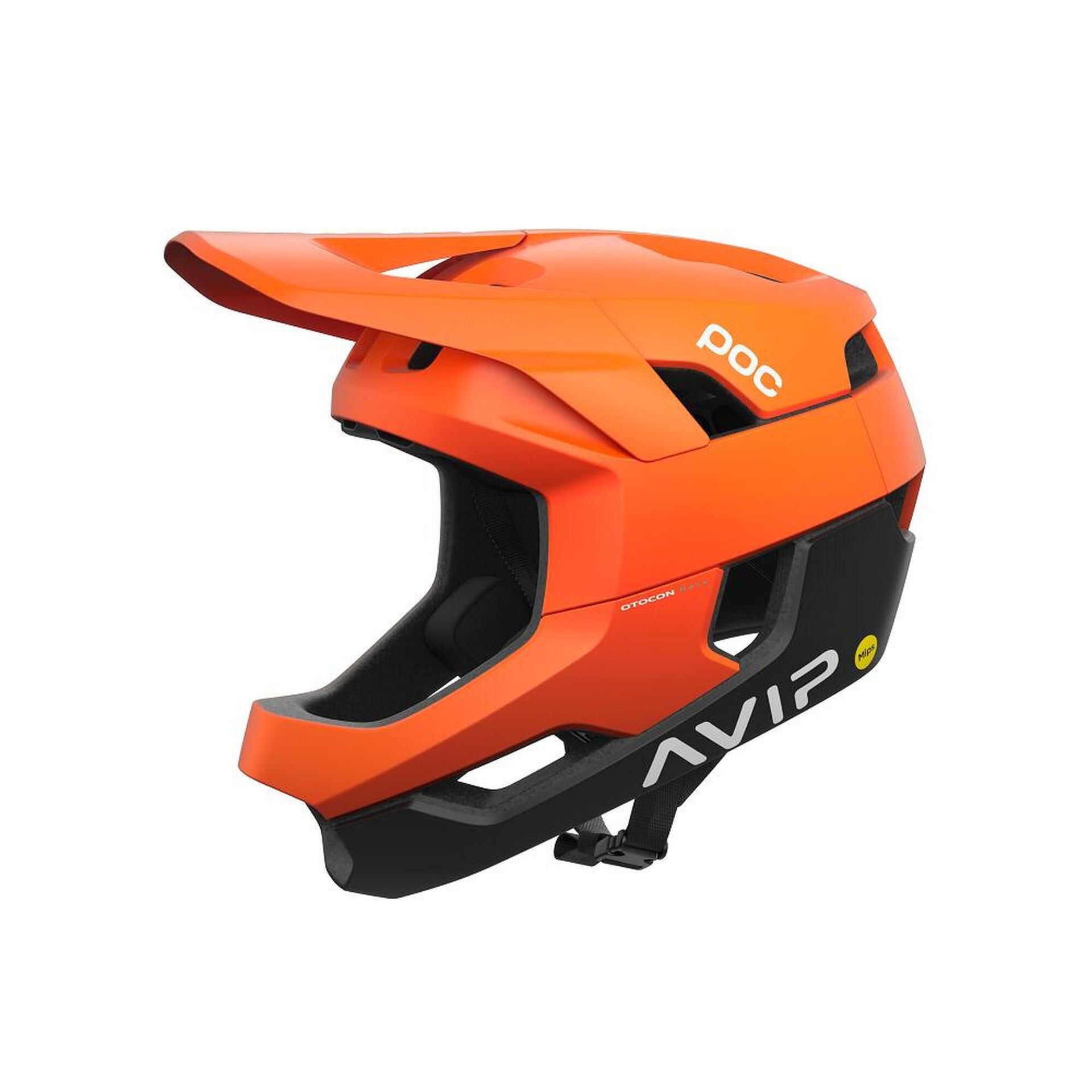 POC Otocon Race MIPS Helmet, pomarańczowy/czarny S | 51-54cm 2022 Kaski rowerowe 10530-8375-SML
