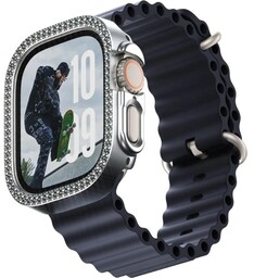 PanzerGlass Etui SAFE by Bling do Apple Watch Ultra 2 / 1 49 mm, srebrne