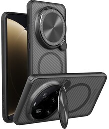 Nillkin Etui CamShield Prop Magnetic do Xiaomi 15 Ultra, przydymione z czarną ramką