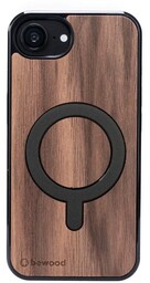Bewood Drewniane etui do iPhone 16e, Orzech Amerykański MagSafe