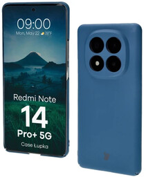 Bizon Etui Case Łupka do Xiaomi Redmi Note 14 Pro Plus 5G, niebieskie