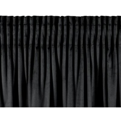 Zasłona EUROFIRANY Dani 140 x 250 cm Czarny