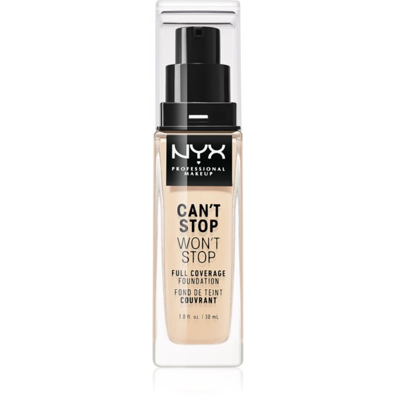 NYX Professional Makeup Professional Makeup - CAN'T STOP WON'T STOP - FULL COVERAGE FOUNDATION - Podkład do twarzy - ALABASTER NYXSSAL