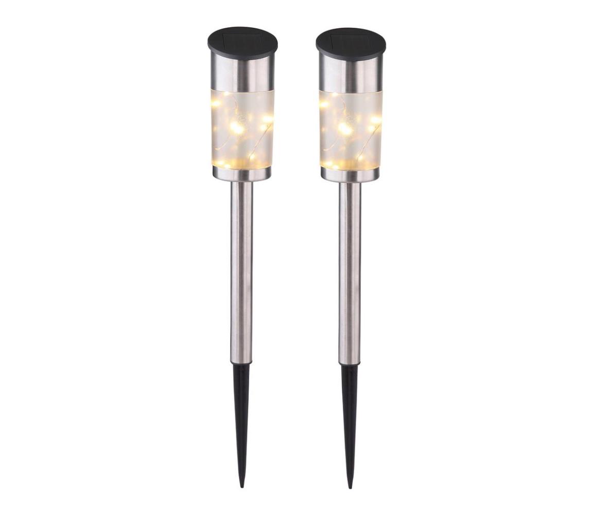 Globo 33799-2 - SET 2x Lampa solarna 10xLED/0,06W/1,2V IP44