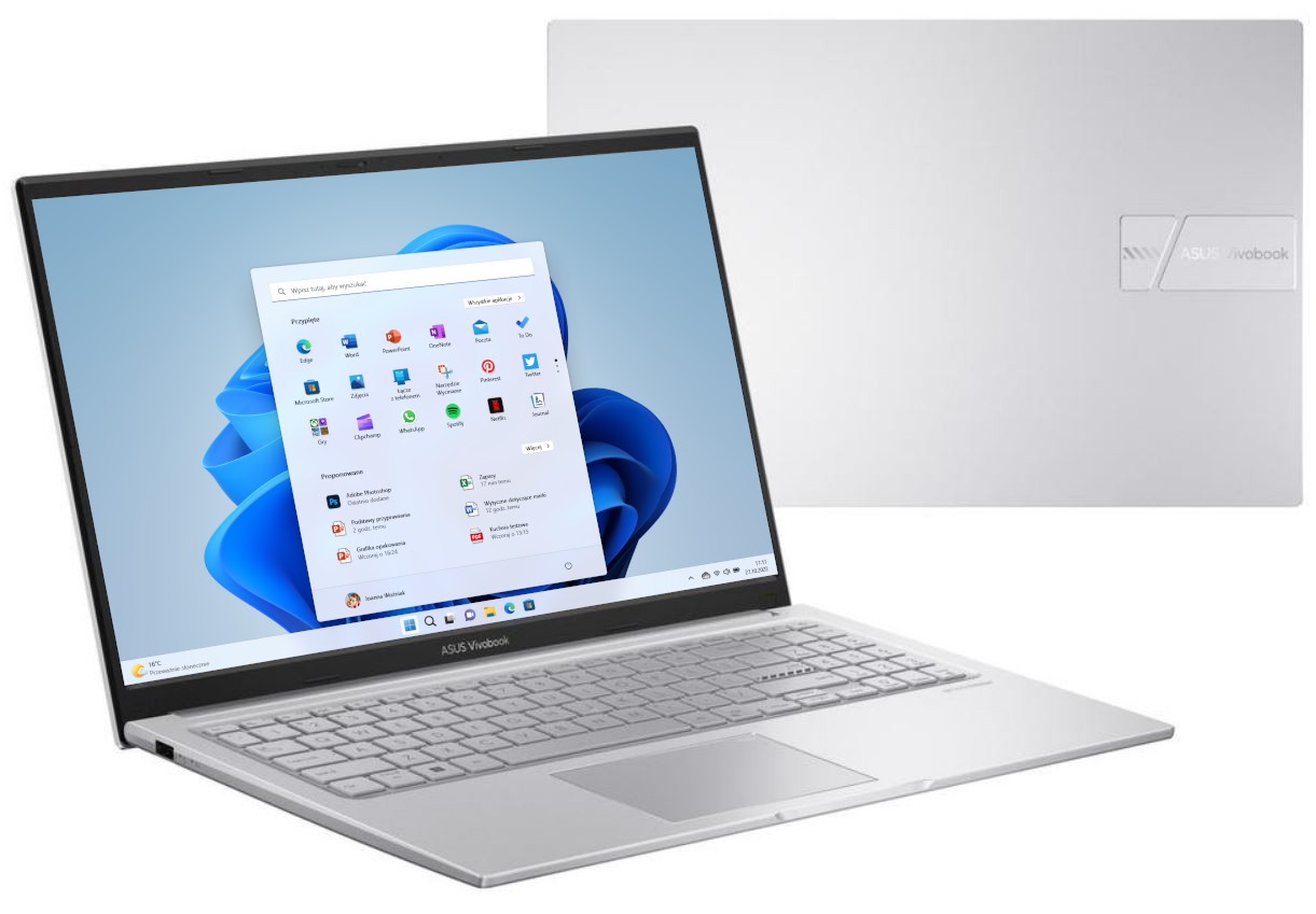ASUS VivoBook 15 X1504VA-BQ1038W - i3-1315U 15,6'' 16GB 512GB W11H Srebrny 90NB10J2-M019C0