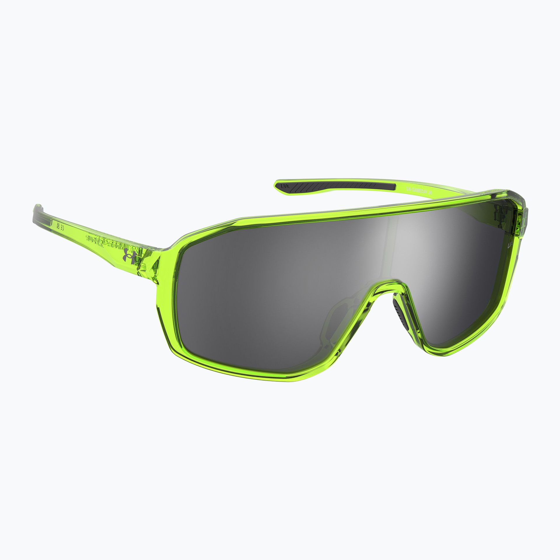 Okulary przeciwsłoneczne dziecięce Under Armour Gameday Jr S3 yellow crystal/silver mirror WYSYŁKA W 24H 30 DNI NA ZWROT