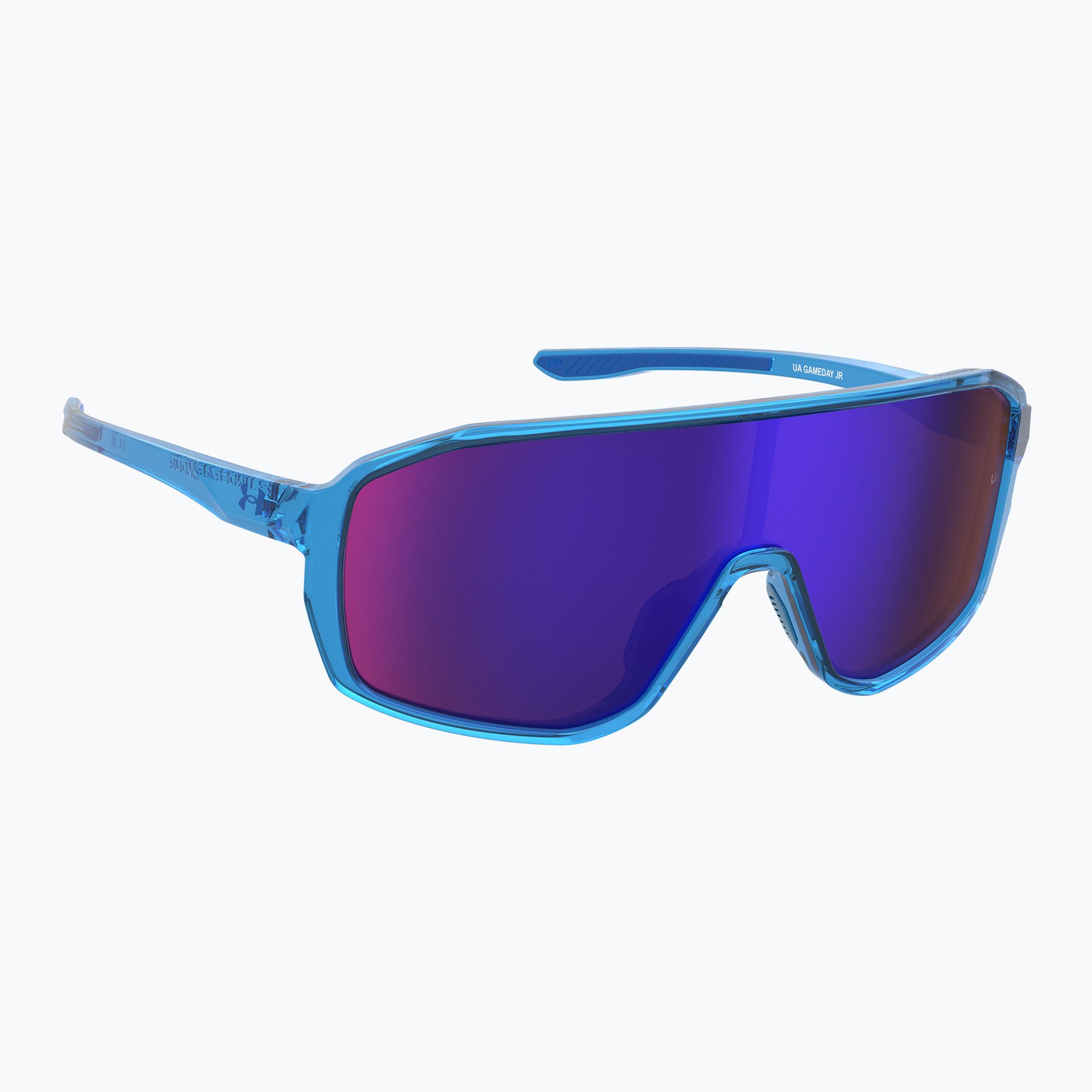 Okulary przeciwsłoneczne dziecięce Under Armour Gameday Jr S3 blue crystal/infrared WYSYŁKA W 24H 30 DNI NA ZWROT