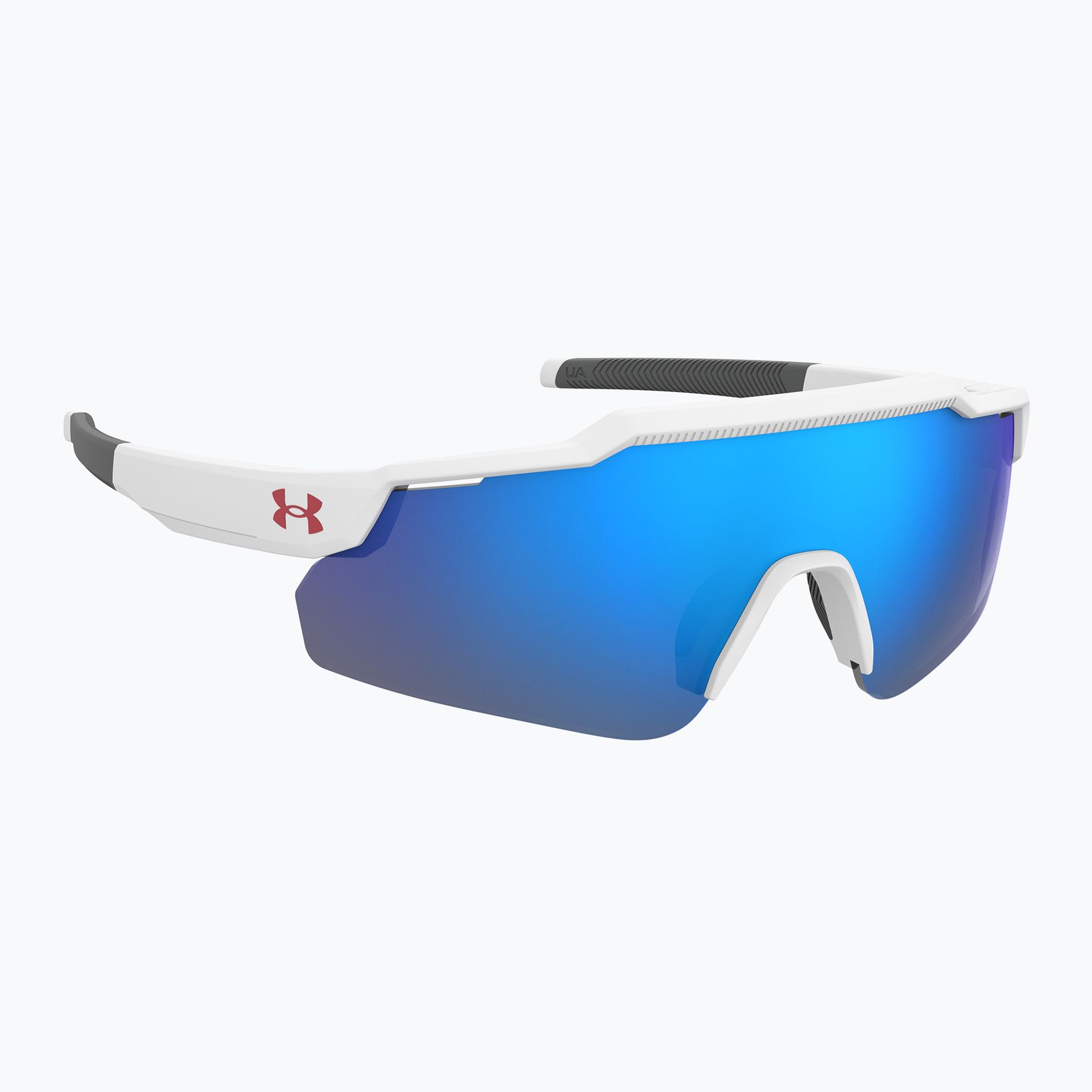 Okulary przeciwsłoneczne dziecięce Under Armour Levelup Jr S3 matte white blue/blue multilayer WYSYŁKA W 24H 30 DNI NA ZWROT