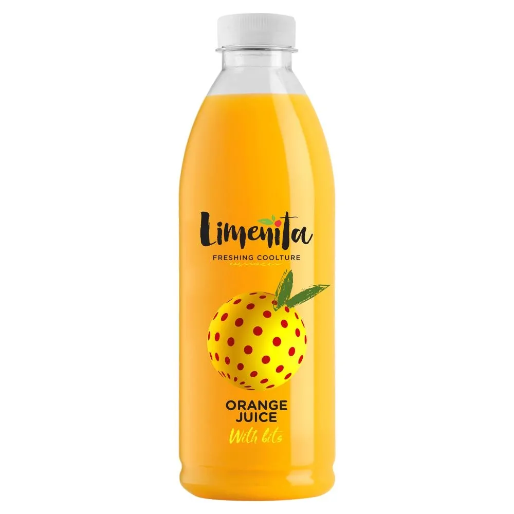Limeñita Sok z pomarańczy z miąższem 1 l
