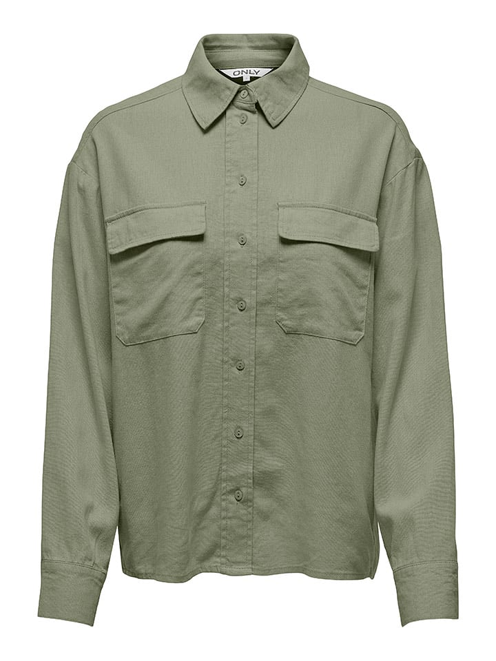 ONLY Bluzka w kolorze oliwkowym