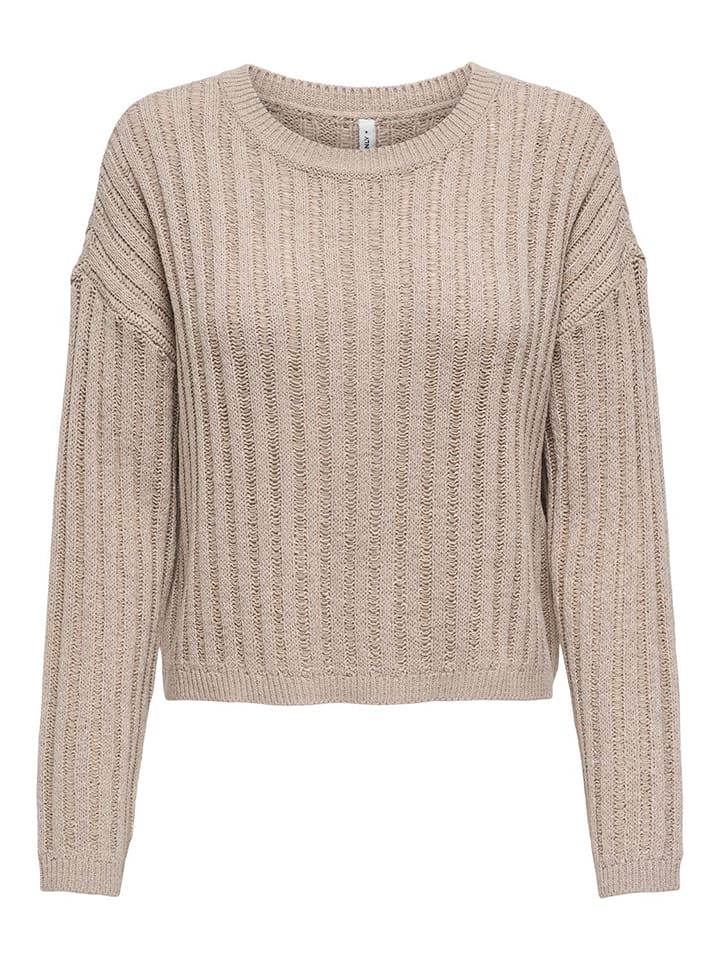 ONLY Sweter w kolorze beżowym