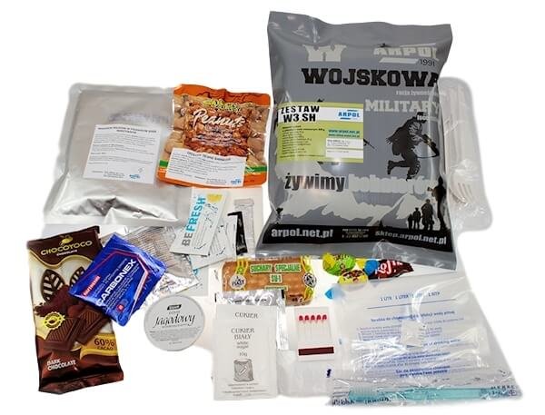 Wojskowa Racja Wsh 3 Żywnościowa Makaron Posiłek Typ Mre
