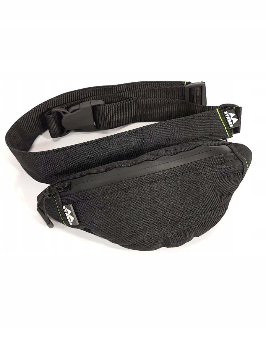 Duża nerka z pasem 2TREES - Czarna