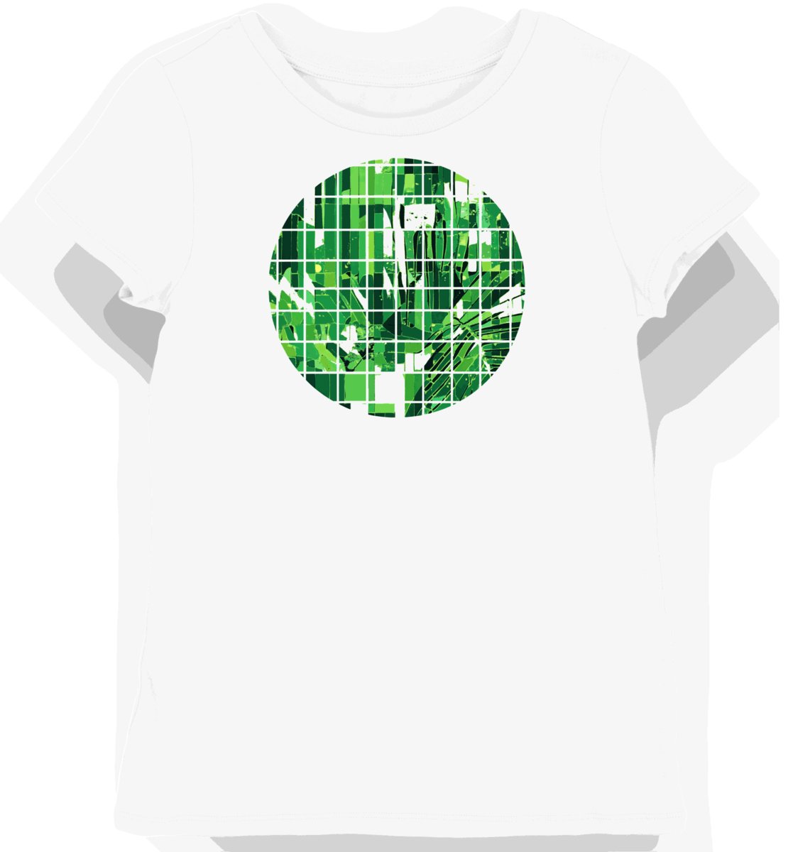 Koszulka damska biała z nadrukiem sportowej siatki S