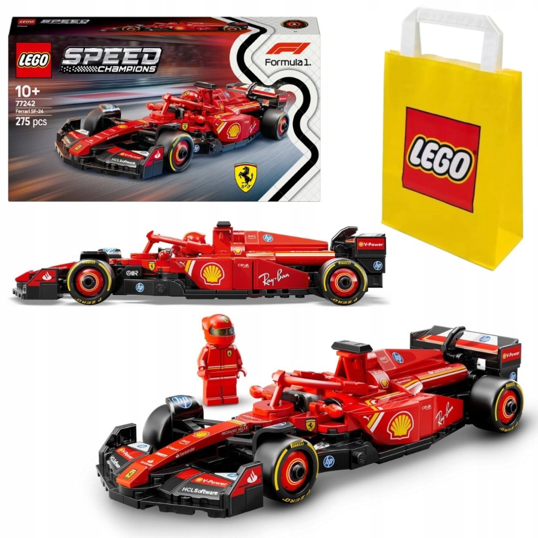 Klocki LEGO Speed Champions Auto Bolid F1 Ferrari SF-24 Wyścigówka Samochód