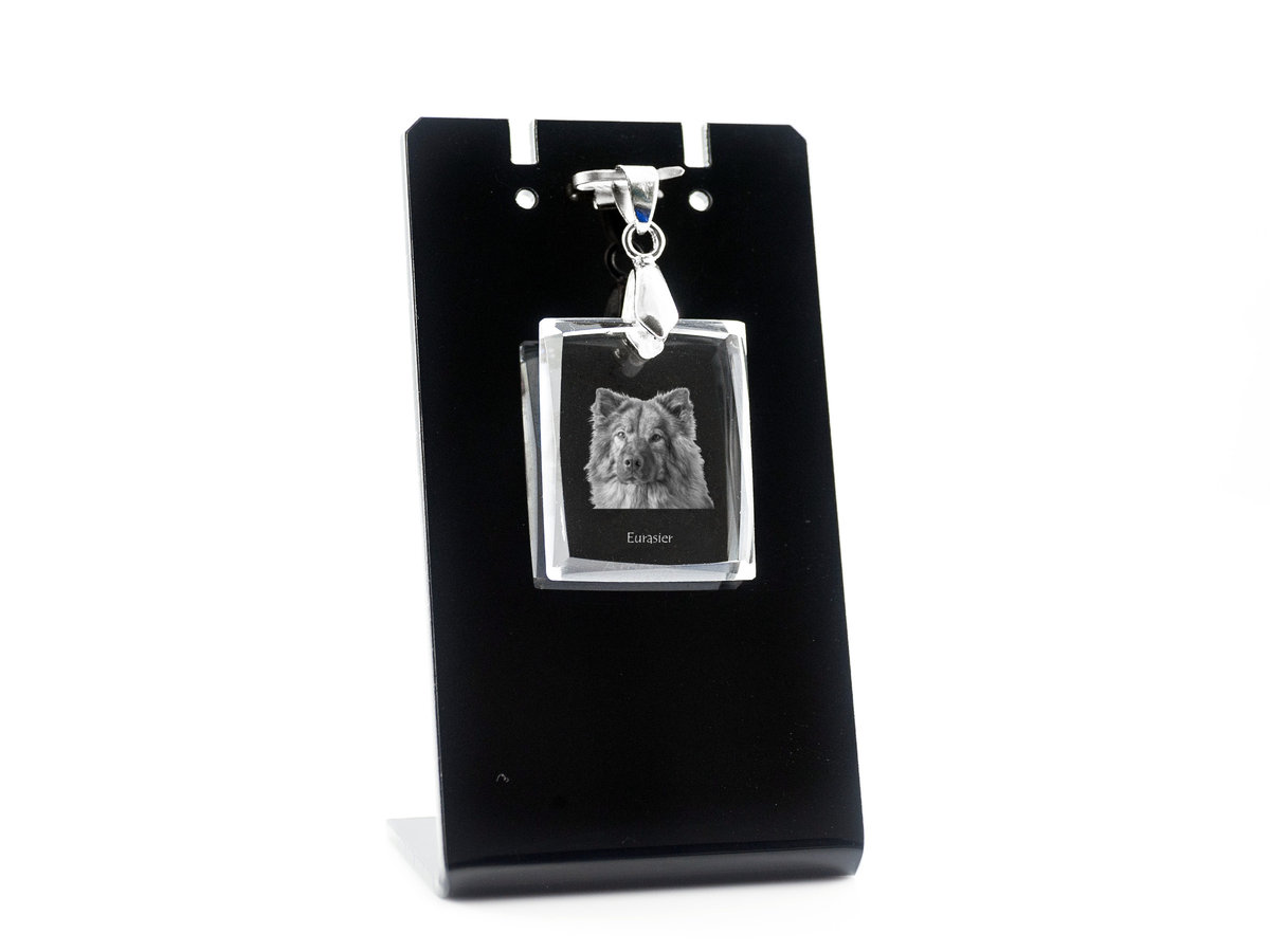 Eurasier wisiorek kryształowy z psem Art-Dog