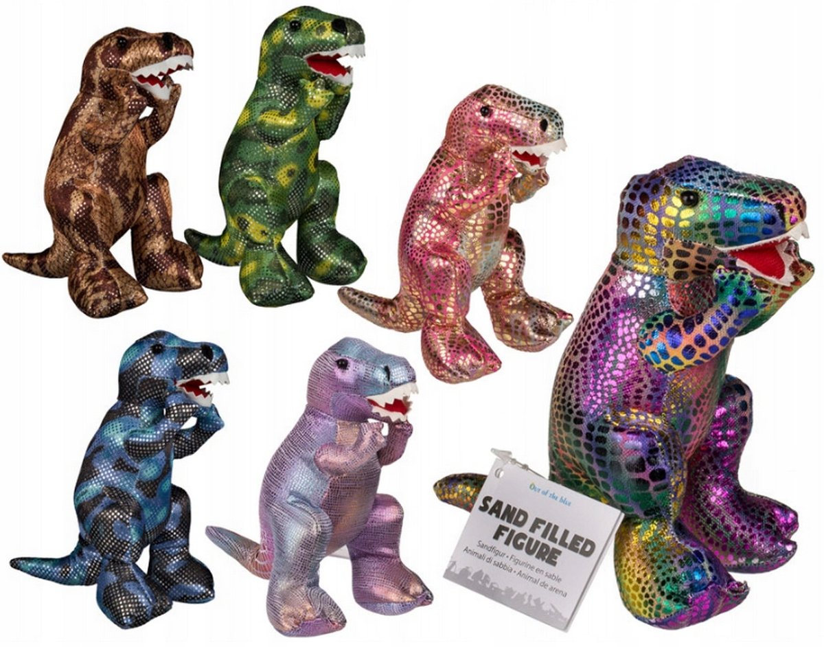 Zabawka Figurka Dinozaur T-Rex Wypełniony Piaskiem