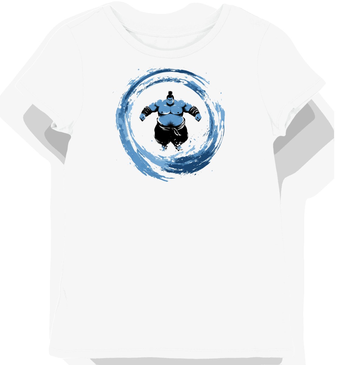 Koszulka damska biała z nadrukiem sportowym sumo L