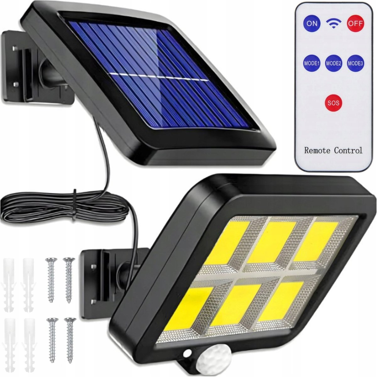 LAMPA ULICZNA SOLARNA DUŻY I MOCNY LED XXL