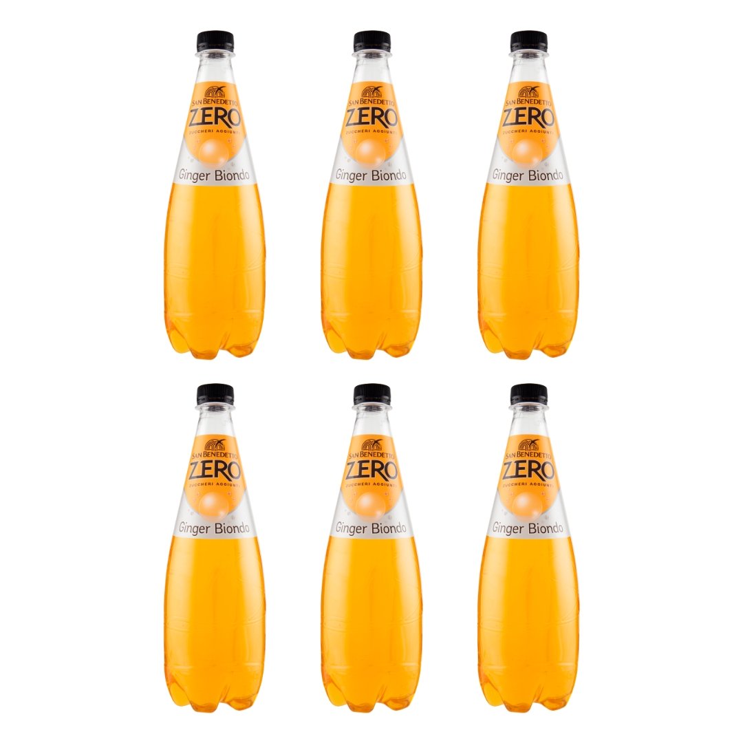 Napój gazowany Ginger Biondo Zero 6 x 750ml - San Benedetto