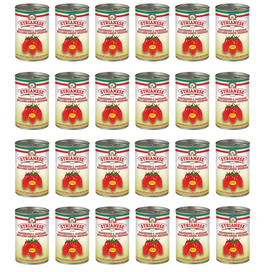 Pomidory San Marzano 400 g x 24 - Strianese