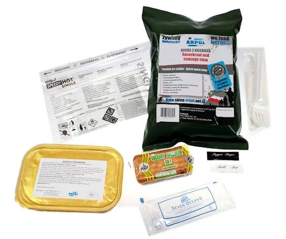 Posiłek Na Szybko Mre 6 Bigos Wojskowa Racja Żywnościowa