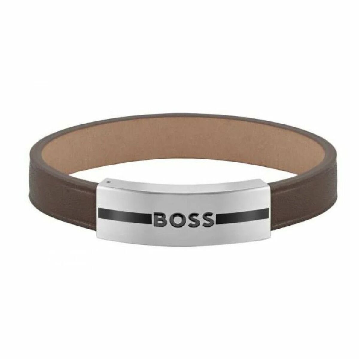 Bransoletka Męska Hugo Boss 1580496M Skórzany 20 cm