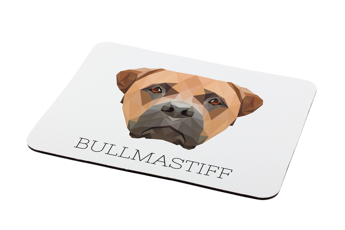 Bullmastiff podkładka geometryczny Art-Dog