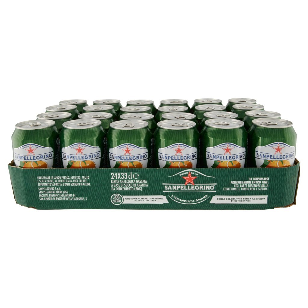 San Pellegrino Aranciata Amara 330ml x24 zgrzewka