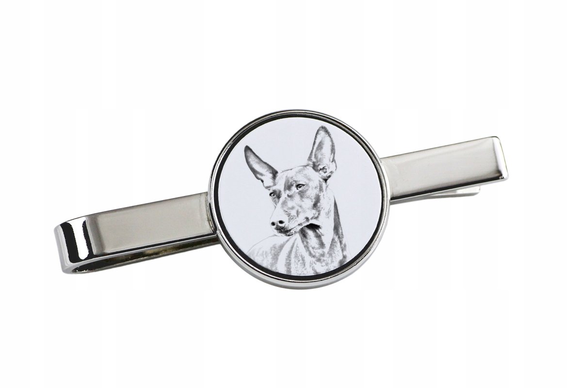 Cirneco dell'Etna, Chart sycylijski - spinka do krawata z psem, personalizo