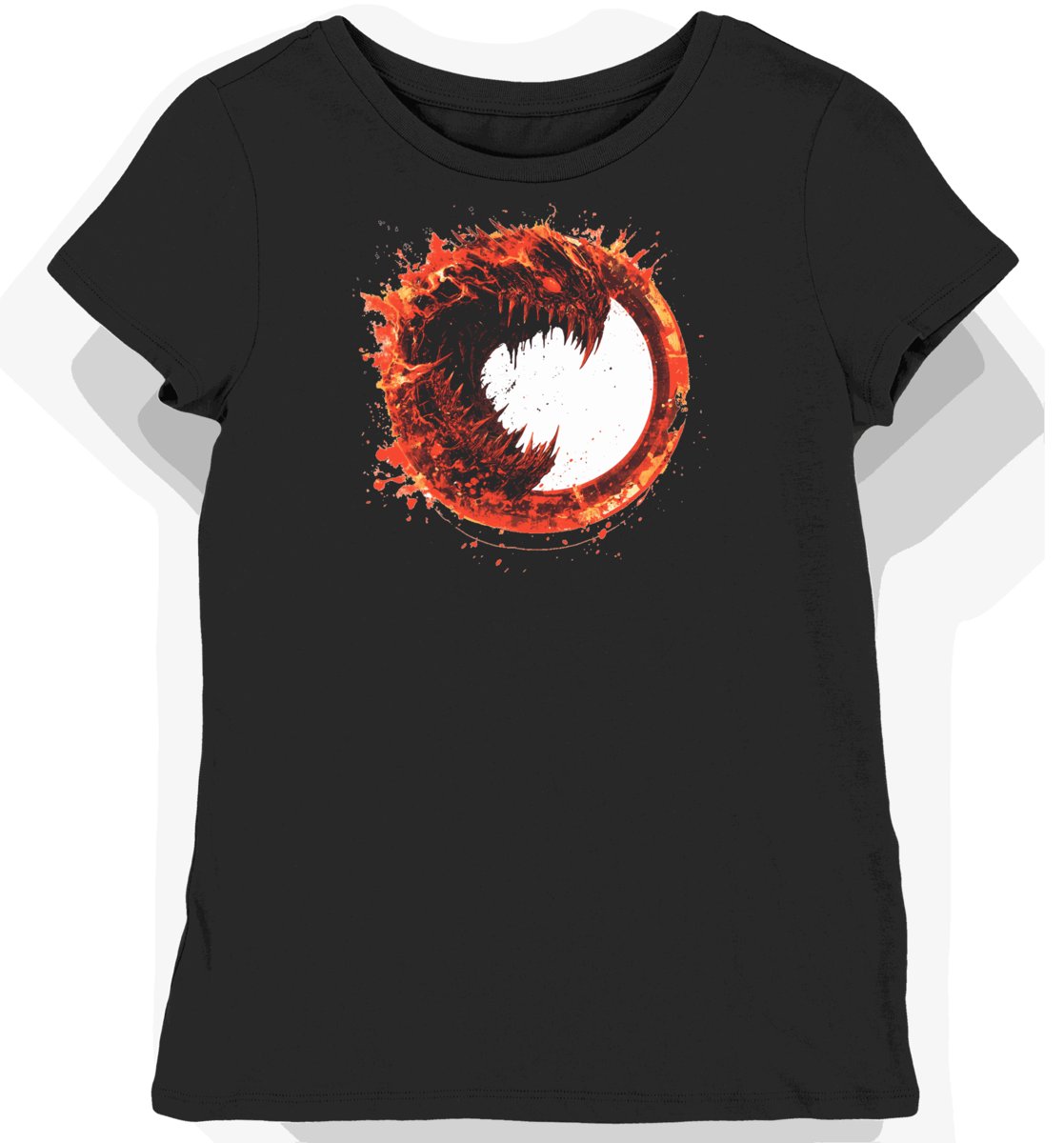 Koszulka damska czarna z nadrukiem System of a Down L