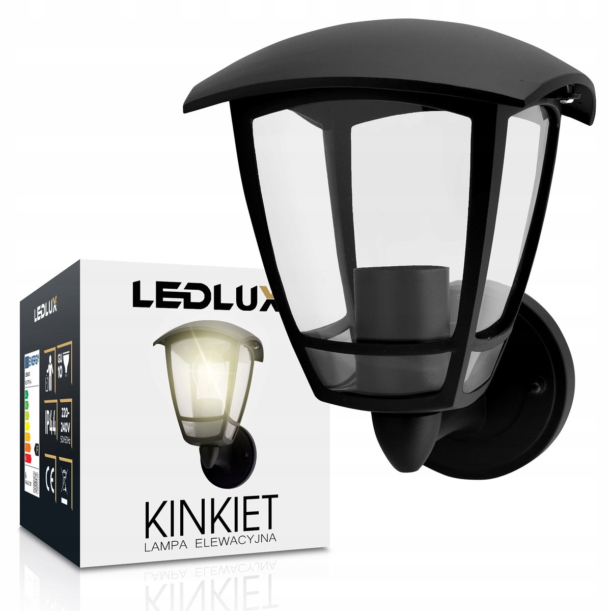 Lampa elewacyjna LED ZEWNĘTRZNA kinkiet ogrodowy