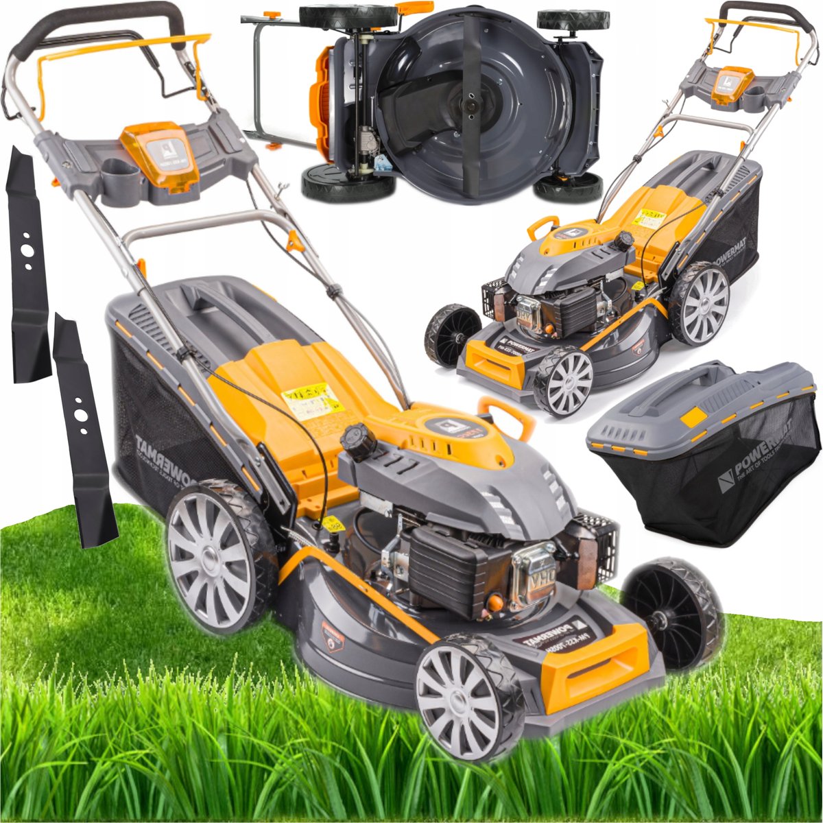 Rabino PM-KSS-700SH DUŻA KOSIARKA SPALINOWA Z NAPĘDEM MULCZOWANIEM KOSZEM I REGULACJĄ