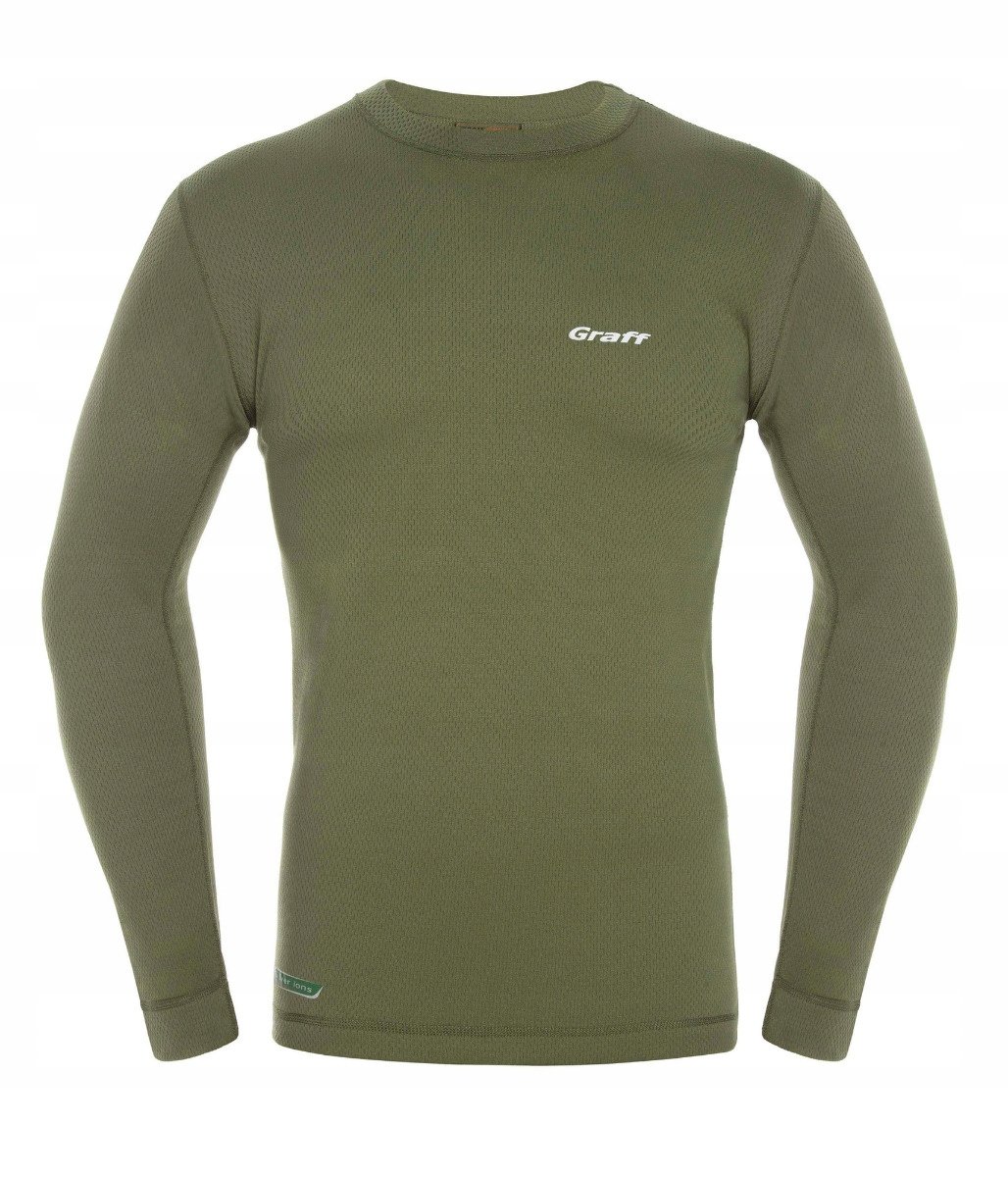 KOSZULKA TERMOAKTYWNA GRAFF DUO SKIN 300 (901) - Oliwkowy -XS